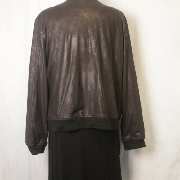 Lightweight Jacket - looks like leather, but is fabric - Picture 4 of 4